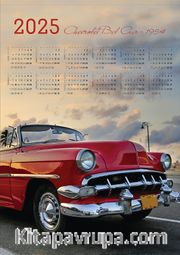 2025 Takvimli Poster - Arabalar - Chevrolet