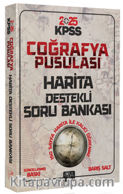 2025 KPSS Coğrafya Pusulası Harita Destekli Soru Bankası