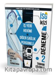 İSG İkizi İş Yeri Hekimi ve Diğer Sağlık Personeli 2 Özgün Deneme Sınavı