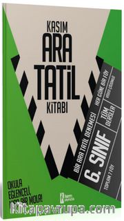 2025 İsem 6. Sınıf Kasım Ara Tatil Kitabı