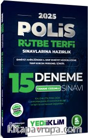 2025 Polis Rütbe Terfi Sınavlarına Hazırlık TCK, CMK, PVSK, GKDK Cumhurbaşkanlığı Kararnameleri ve İlgili Güncel Mevzuat Değişiklikleri Tamamı Çözümlü 15 Deneme Sınavı
