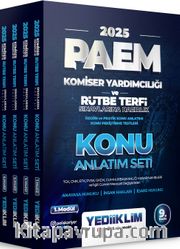 2025 PAEM Komiser Yardımcılığı ve Rütbe Terfi Sınavlarına Hazırlık TCK, CMK, PVSK, GKDK Cumhurbaşkanlığı Kararnameleri ve İlgili Güncel Mevzuat Değişiklikleri Konu Anlatım Seti (4 Modül)