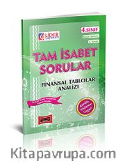 4. Sınıf Bahar Dönemi 8. Yarıyıl Finansal Tablolar Analizi Tam İsabey Sorular (Cep Boy)