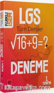 2025 Farklı İsem 8. Sınıf 1. Dönem 5 Deneme