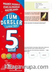 Tüm Dersler Yaprak Test 5. Sınıf 
