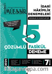Müessir İdari Hakimlik Denemeleri 2024 Çözümlü 5 Deneme