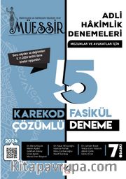 Müessir Adli Hakimlik Denemeleri 2024 Karekod Cözümlü