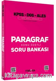 2025 KPSS DGS ALES PARAGRAF Konu Özetli Yeni Nesil Soru Bankası Tamamı Video Çözümlü (Ciltli)