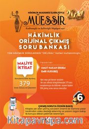 Müessir Maliye-İktisat Orijinal Çıkmış Soru Bankası