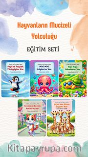 Çocuklar İçin Hayvanların Mucizevi Yolculuğu Eğitim Seti (5 Kitap) 