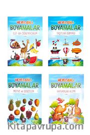 Heyecanlı Boyamalar Seti (4 Kitap)