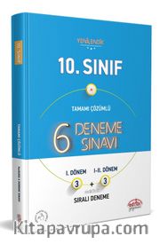 10. Sınıf 6 (3+3) Deneme Sınavı Tamamı Çözümlü