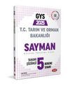 Tarım ve Orman Bakanlığı Sayman GYS Tamamı Çözümlü 5 Deneme Sınavı