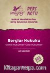 İmtiyaz HMGS Ders Notları Borçlar Hukuku  (Genel Hükümler-Özel Hükümler)