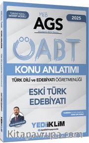 2025 2025 MEB AGS ÖABT Türk Dili ve Edebiyatı Öğretmenliği Eski Türk Edebiyatı Konu Anlatımı
