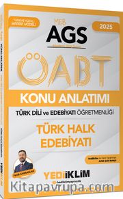 2025 MEB AGS ÖABT Türk Dili ve Edebiyatı Öğretmenliği Türk Halk Edebiyatı Konu Anlatımı