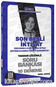 2025 KPSS A Grubu İktisat Son Beşli Soru Bankası ve 10 Deneme Çözümlü
