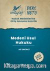 İmtiyaz HMGS Ders Notları Medeni Usul Hukuku