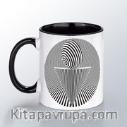 Optik illüzyon Porselen Kupa - Koni