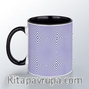 Optik illüzyon Porselen Kupa - Kareler