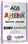 2025 MEB AGS Ahenk Serisi Mevzuat - Anayasa Tamamı Çözümlü Soru Bankası