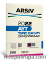 2022 AYT Arşiv Serisi Tıpkı Basım Çıkmış Sorular  Tamamı Video Çözümlü