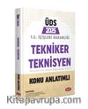 T.C. İçişleri Bakanlığı Tekniker - Teknisyen GYS - ÜDS Konu Anlatımlı