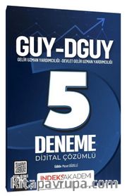 GUY-DGUY Gelir Uzman Yardımcılığı 5 Deneme Çözümlü 
