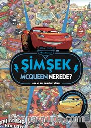 Disney Arabalar Şimşek Mcqueen Nerede? Ara ve Bul Faaliyet Kitabı