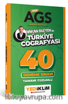 MEB AGS Hakan Bileyen ile Türkiye Coğrafyası Tamamı Çözümlü 40 Deneme Sınavı