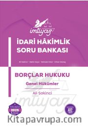 İmtiyaz İdari Hakimlik Soru Bankası Borçlar Hukuku 