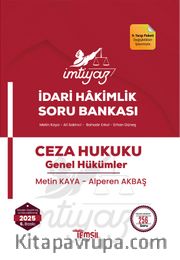 İmtiyaz İdari Hakimlik Soru Bankasi Ceza Hukuku - Genel Hükümler