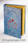 Kitap Şeklinde Ahşap Hediye Kutu - Çini Desen