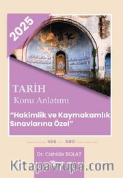 Tarih Konu Anlatımı ‘Hakimlik ve Kaymakamlık Sınavlarına Özel’
