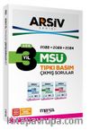 Son 3 Yıl MSÜ Arşiv Serisi Tıpkı Basım Fasikül Fasikül Çıkmış Sorular Tamamı Video Çözümlü
