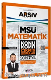 MSÜ Matematik Konu Konu Çıkmış Sorular Son 7 Yıl
