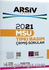 2021 MSÜ Arşiv Serisi Tıpkı Basım Çıkmış Sorular Tamamı Video Çözümlü