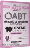 2025 MEB AGS ÖABT Türk Dili ve Edebiyatı Öğretmenliği Tamamı Çözümlü 10 Deneme Sınavı