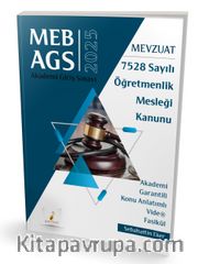 MEB - AGS Mevzuat Bilgisi 7528 Sayılı Öğretmenlik Mesleği Kanunu Konu Anlatımlı Video Fasikül