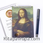 Bookinzi Saydam Bloknot - Sanat Serisi - Mona Lisa - Leonardo Da Vinci