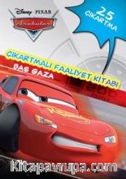 Disney Arabalar Çıkartmalı Faaliyet Kitabı Bas Gaza 
