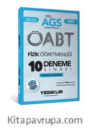 2025 MEB AGS ÖABT Fizik Öğretmenliği Tamamı Çözümlü 10 Deneme Sınavı