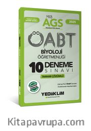 2025 MEB AGS ÖABT Biyoloji Öğretmenliği Tamamı Çözümlü 10 Deneme Sınavı