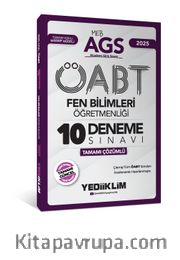 2025 MEB AGS ÖABT Fen Bilimleri Öğretmenliği Tamamı Çözümlü 10 Deneme Sınavı