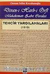 Divan-ı Harb-i Örfi/ Muhakematı Zabıt Ceridesi/Tehcir Yargılamaları (1919)