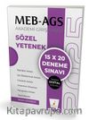 MEB - AGS Hazırlık Sözel Yetenek 15x20 Tamamı Dijital Çözümlü Deneme Sınavı