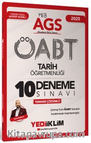 2025 MEB AGS ÖABT Tarih Öğretmenliği Tamamı Çözümlü 10 Deneme Sınavı