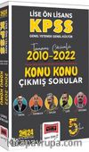  2010-2022 Tamamı Çözümlü Konu Konu Çıkmış Sorular