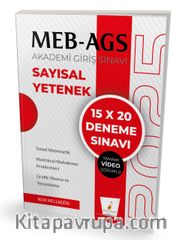 MEB - AGS Hazırlık Sayısal Yetenek 15x20 Tamamı Video Çözümlü Deneme Sınavı