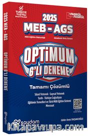 2025 MEB-AGS Optimum 6 Deneme Fasikül Çözümlü 